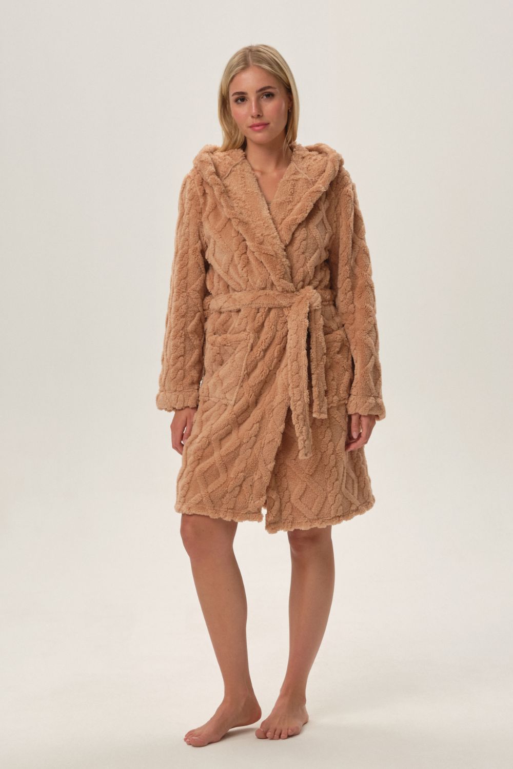 Henderson ochtendjas beige