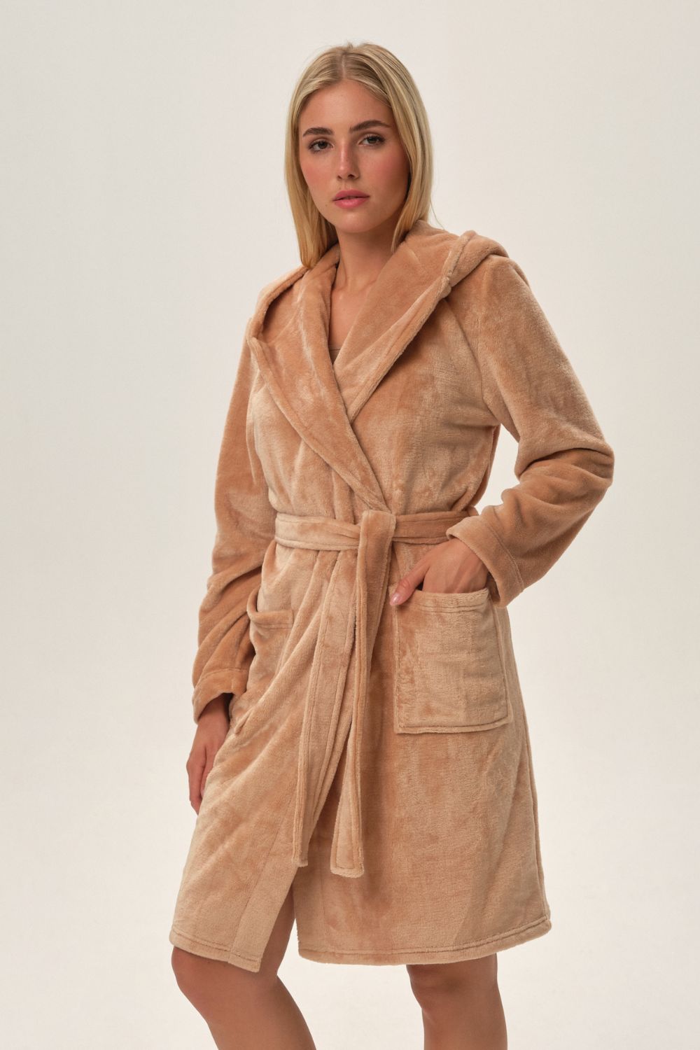 Henderson ochtendjas beige