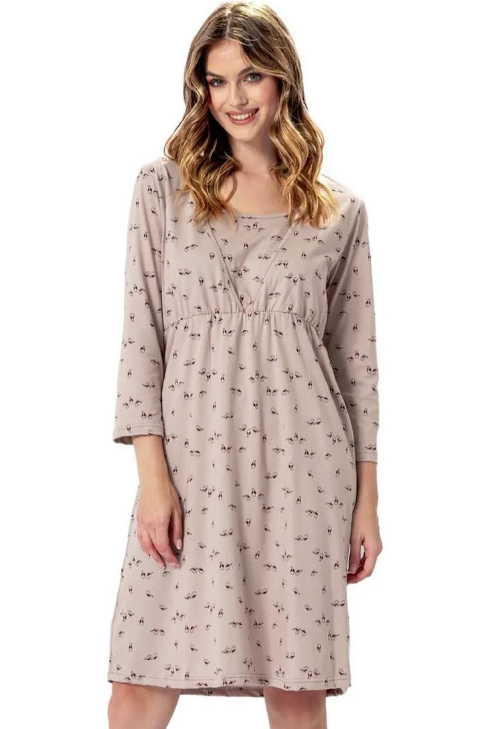 M-Max nachthemd beige