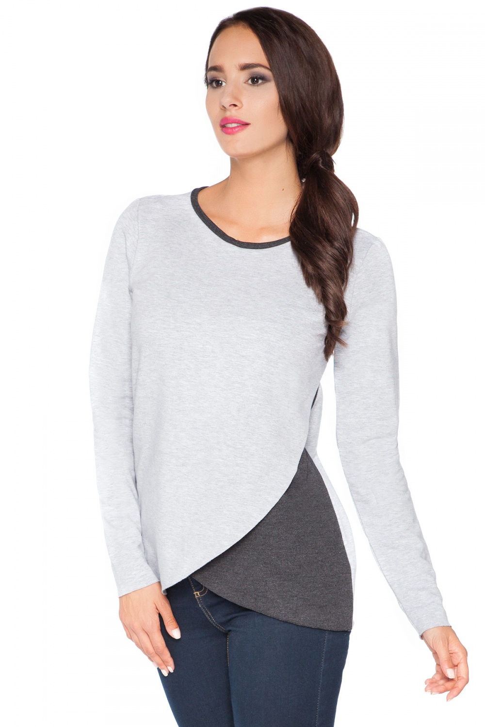 RaWear blouse grijs